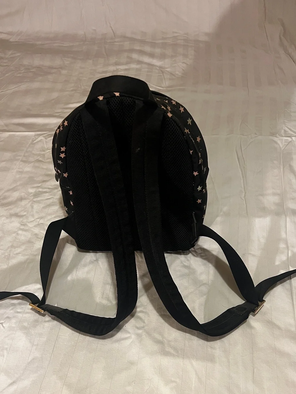 Kate Spade Black Star-Print Mini Backpack